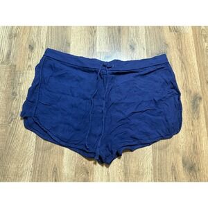 Mossimo Supply Co Shorts Womens XXL Blue Drawstring Elastic Waist Casual Lounge